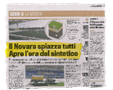 “Il Novara spiazza tutti. Apre l’era del sintetico.” – La gazzetta dello sport – 04/08/2010