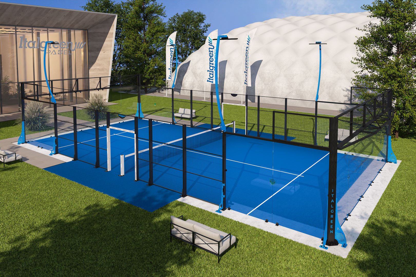 Padel court construction cost