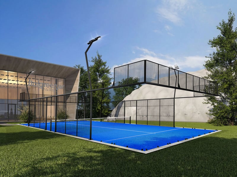 indoor padel court indoor padel court